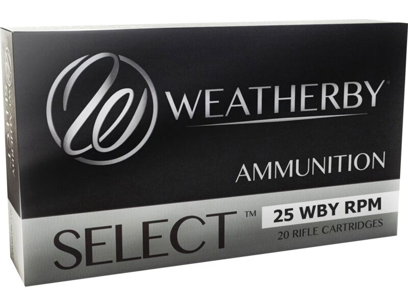 Weatherby Weatherby Loaded Ammunition 25 Weatherby RPM