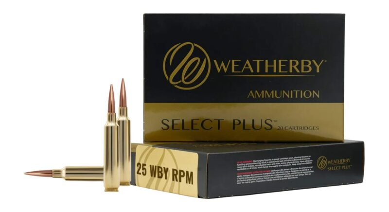 Weatherby Weatherby Loaded Ammunition 25 Weatherby RPM