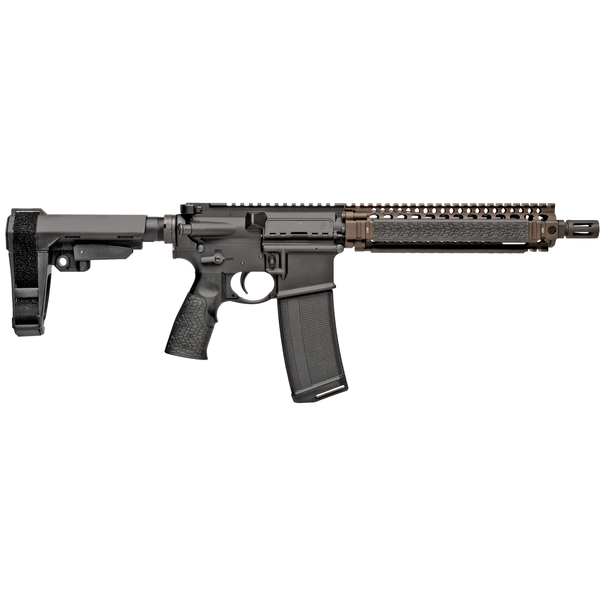 Daniel Defense DDM4 MK18 Pistol (FDE) 223 Rem | 5.56 NATO