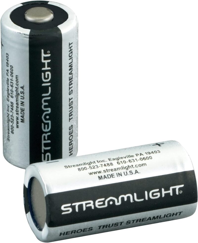Streamlight CR123A Lithium Batteries