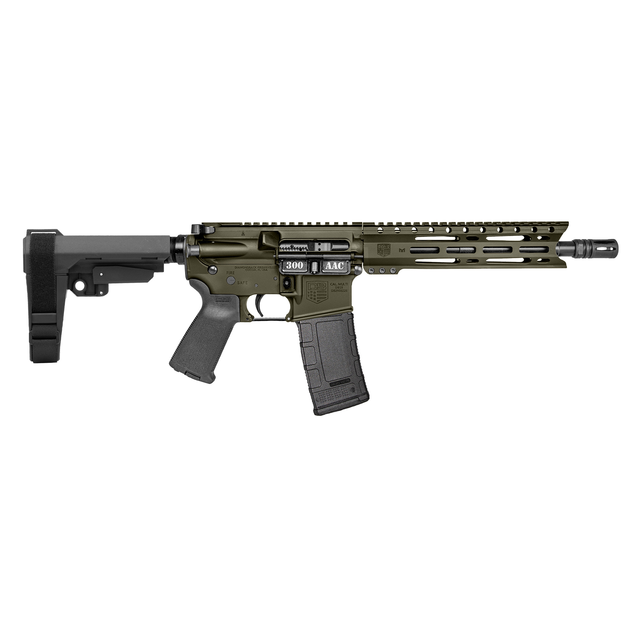 Diamondback Firearms Carbon DB15 Pistol 300 AAC Blackout