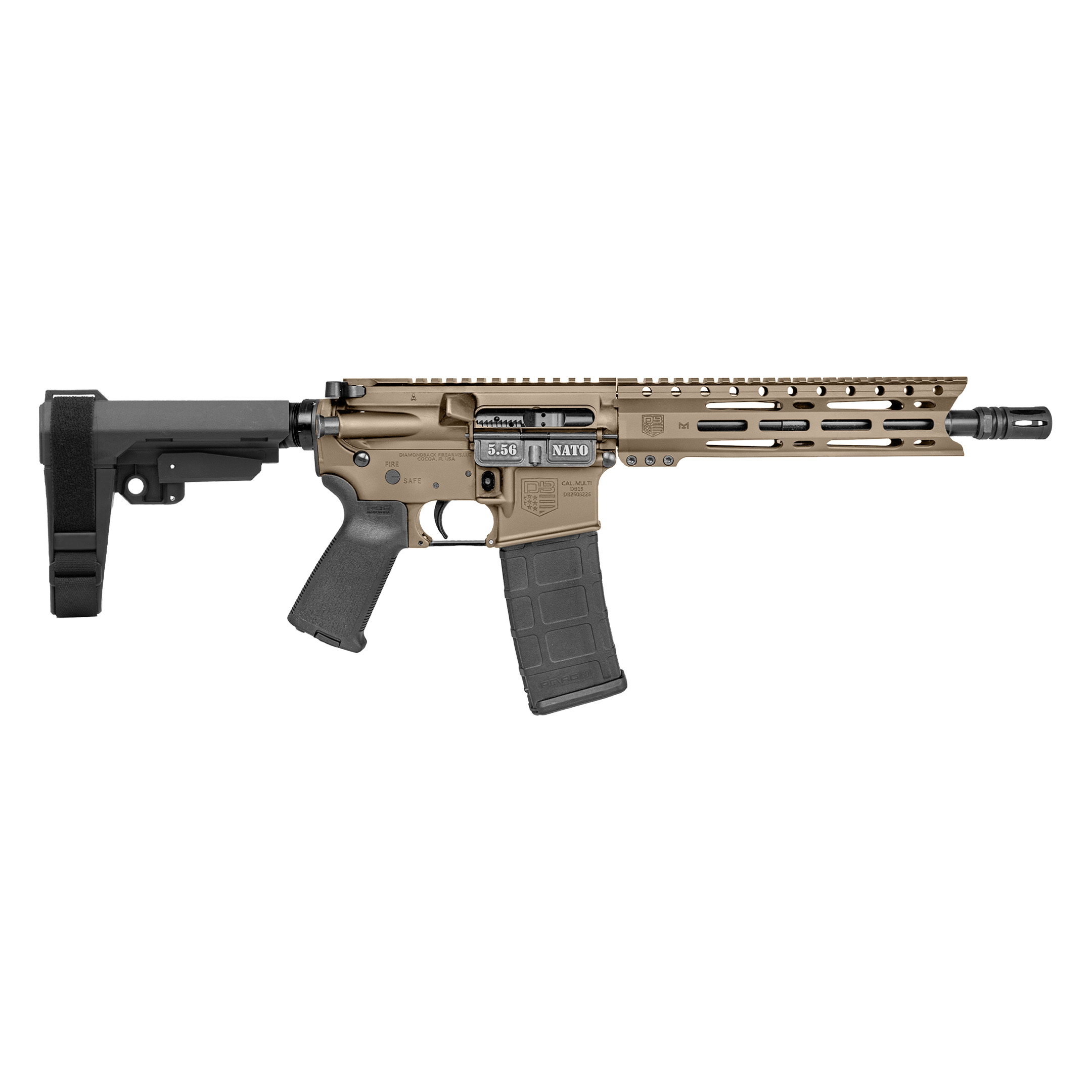 Diamondback Firearms Carbon DB15 Pistol 223 Rem | 5.56 NATO
